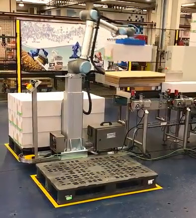 Robot Integrated with a Lifting Column
