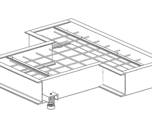 Model SFB Integral Steel Fan & Motor Bases, Supplemental Base Mounted Isolated Non-Seismic