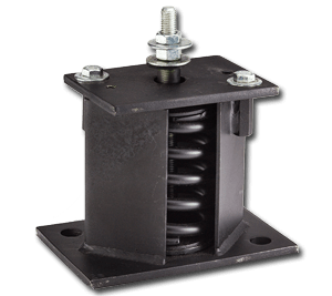 Model AMSR Isolators with Shipping Block, Spring Floor Mounted Seismic